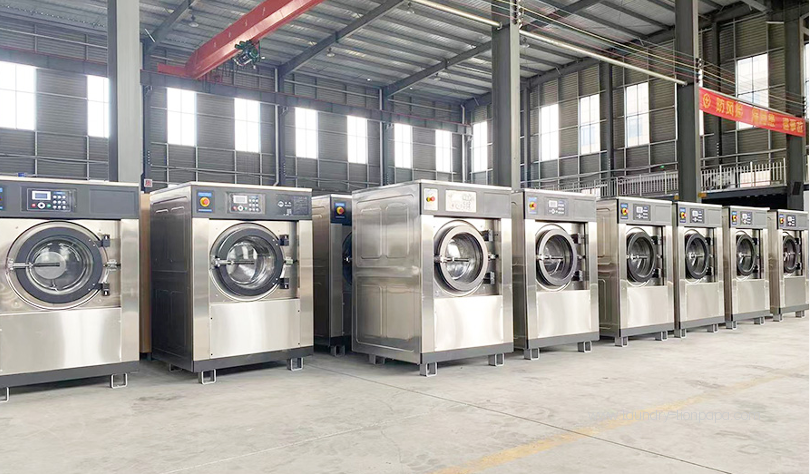 Industrial washers in the production workshop